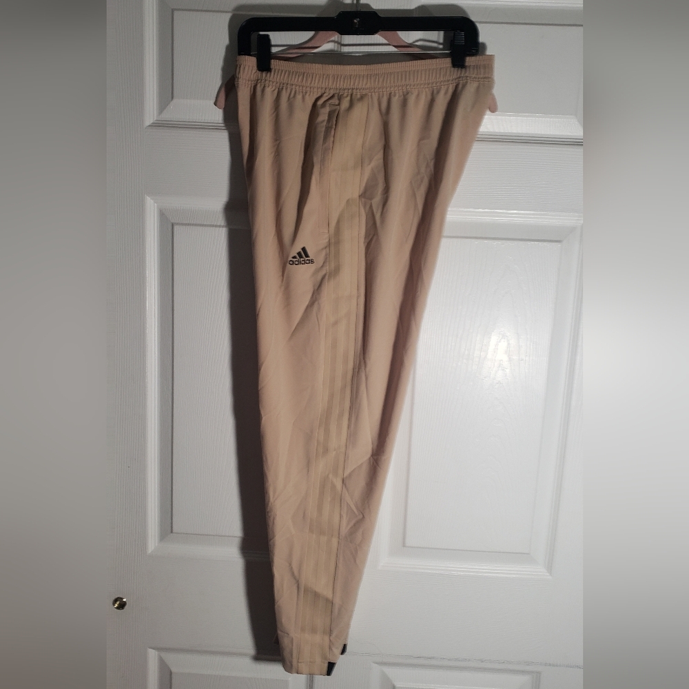 Men Adidas  beige Track pants tan medium